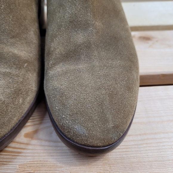 Madewell brown leather and suede ankle boots women size 6 - Picture 3 of 8